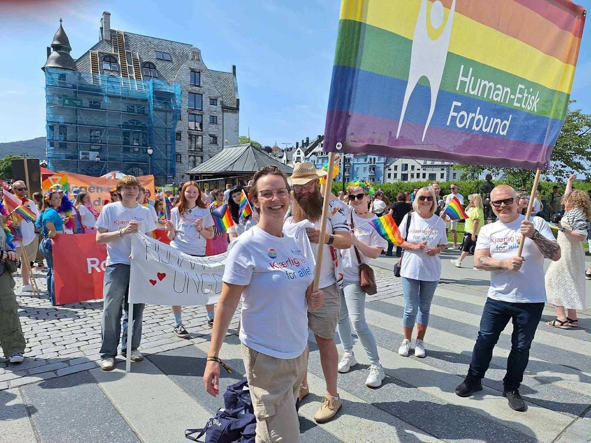 Pridemarkering i Ålesund