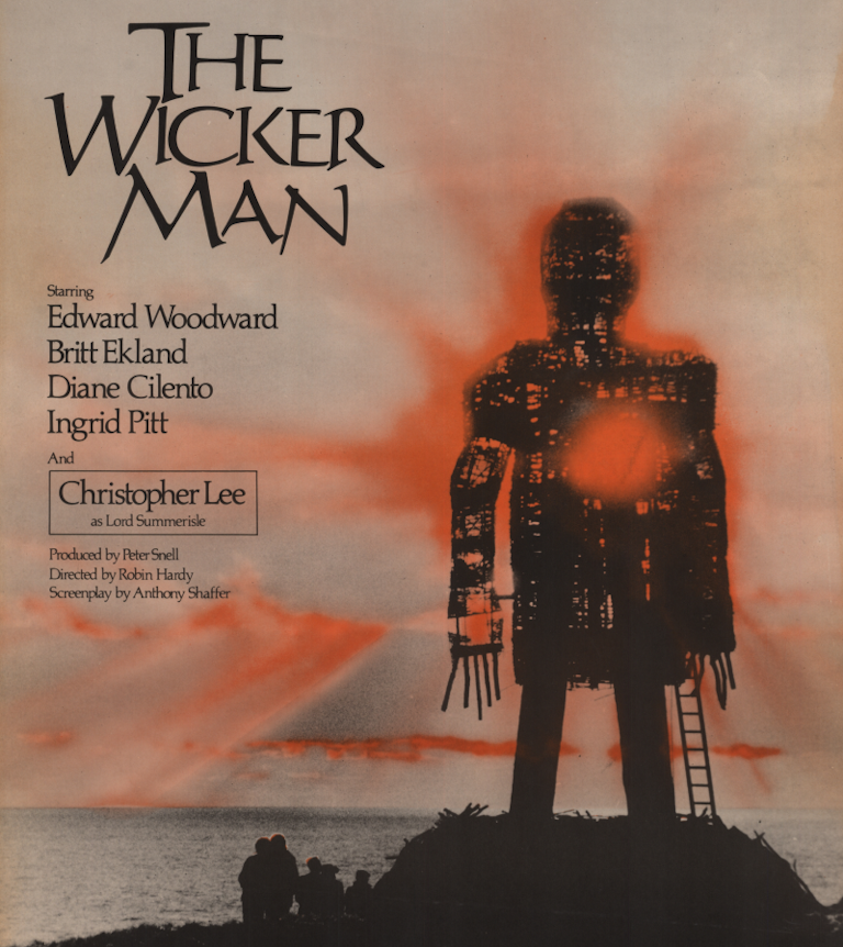 Filmplakat av The Wicker Man.